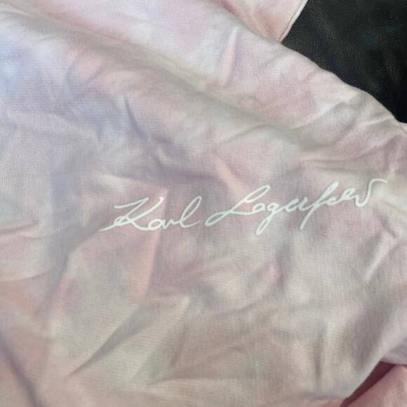 Karl lagerfeld hooded women's pullover size Medium (b40) - Picture 3 of 4